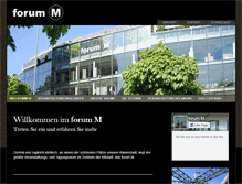 Tablet Screenshot of forum-m-aachen.de